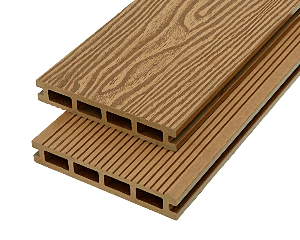 De144h22 – 3d Embossed Composite Decking Wood