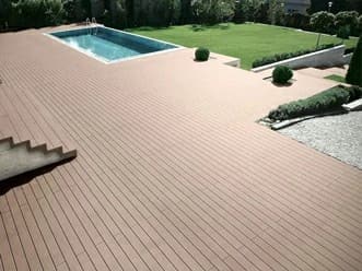WPC boardwalk decking floor